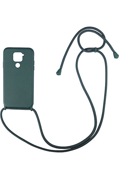 Other Θήκη Sonique Carryhang Πίσω Όψη Σιλικόνης 0.5mm με Λουράκι Σκούρο Πράσι...
