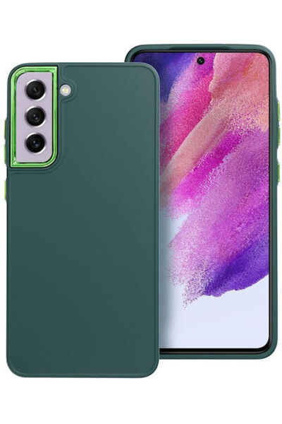 OEM Πίσω Κάλυμμα Σιλικόνης / Πλαστικό Πράσινο (Galaxy S21 FE)