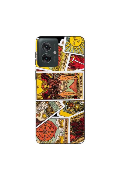 OEM Husa compatibila cu Motorola Moto G55 Silicon Gel Tpu Model Carti Tarot