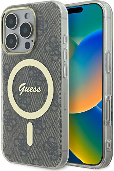 Guess Πλαστικό Διαφανές Πίσω Κάλυμμα (iPhone 16 Pro Max) Κωδικός: Guhmp16xh4stw