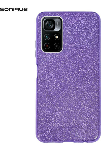 Other Sonique Γυαλιστερή Πίσω Θήκη Σιλικόνης Μωβ (Poco M4 Pro 5G / Redmi Note...