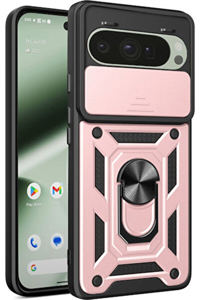 Techsuit Θήκη Πλάτης Σιλικόνης Ροζ Χρυσό (Google Pixel 10 / 10 Pro)