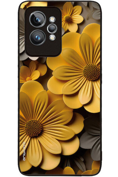 Other Θήκη Sonique Σειράς 3D Λουλουδιών για Realme GT 2 Pro, Κίτρινη