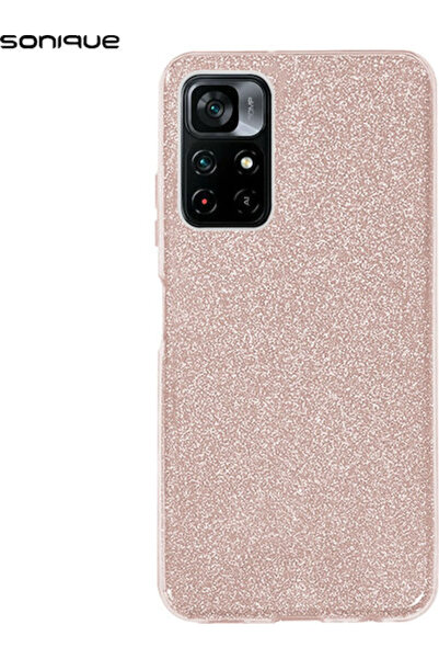 Other Sonique Γυαλιστερή Πίσω Θήκη Σιλικόνης Ροζ (Poco M4 Pro 5G / Redmi Note...