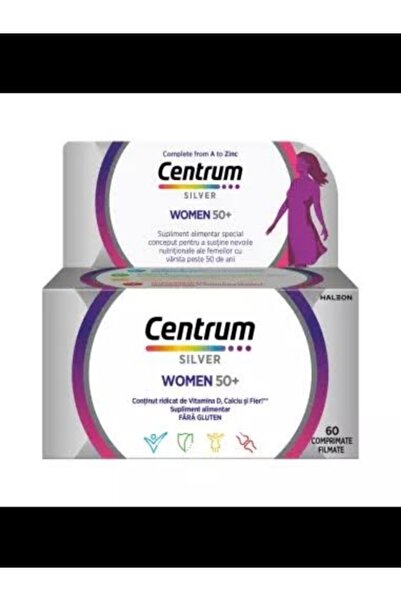 Centrum Argint pentru Femei 50+ Multivitamine și Multiminerale
