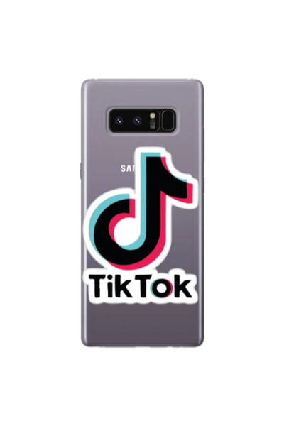 Other Samsung Note 8 Tik Tok Transparent Silicone TPU Θήκη