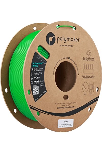 Polymaker PETG HS 1.75mm Green 1kg 1.75mm