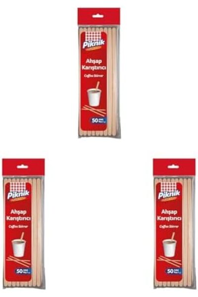 Yıldızan Nzr Beautestore Picnic Wooden Mixer 50 Pieces 3-Pack 2026 1103473