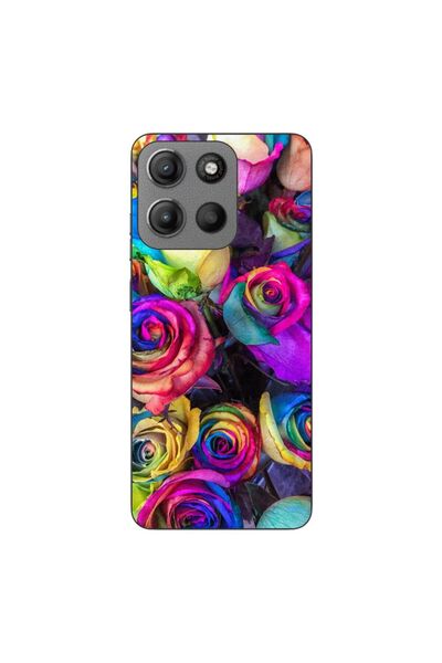 OEM Husa compatibila cu Motorola Moto G15 Silicon Gel Tpu Model Trandafiri Co...