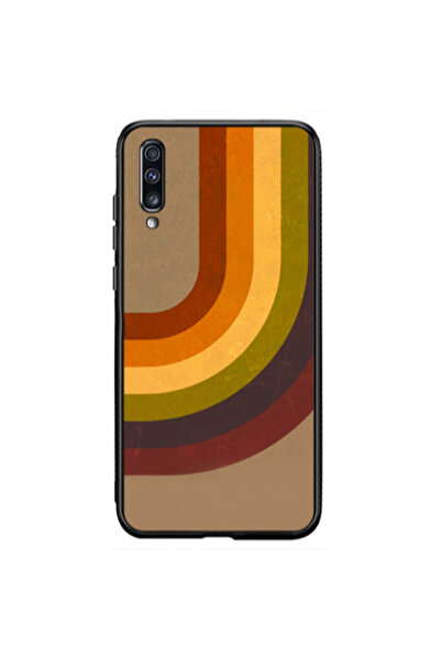 Other Samsung A70 Rainbow Black Glossy Θήκη