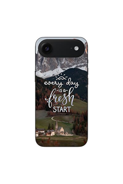 OEM Husa compatibila cu Apple iPhone Air Silicon Gel Tpu Model Mesaj Fresh Start