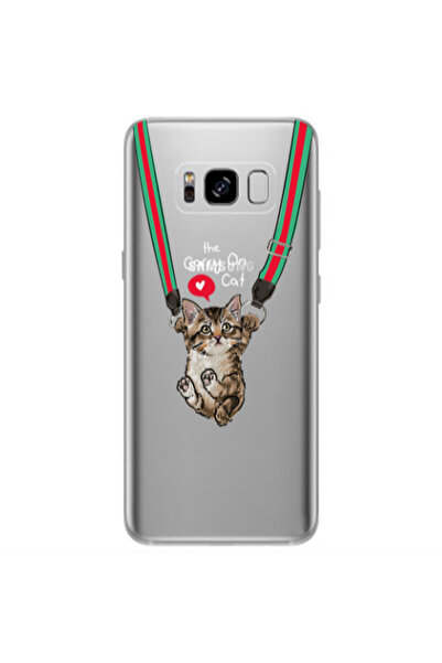 Other Samsung S8 Plus Swinging cat Transparent Silicone TPU Θήκη