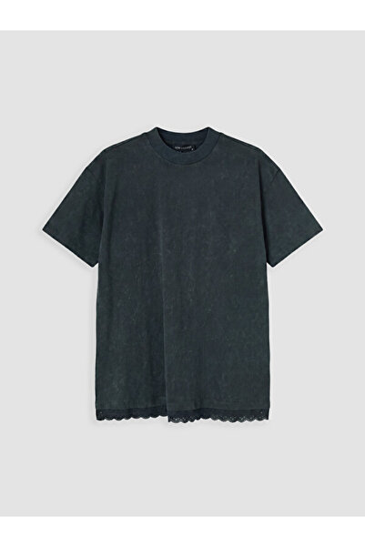 LC Waikiki RMZ GİYİM FARKIŞİLLERİNE ZERO Roba Collar Tricou pentru femei