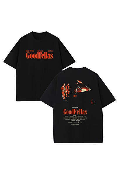 STİL-X تي شيرت GoodFellas مطبوع للجنسين مصنوع من القطن بنسبة 100%