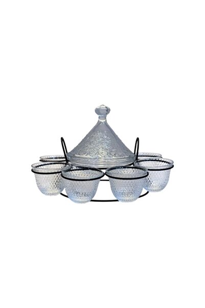 FJ Glass Candle Holder with Wick for Elegant and Luxurious Serving