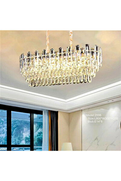 LightPlanet Crystal Chandelier 800x300mm