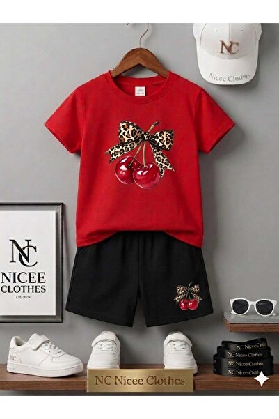 NC Nicee Clothes LETNJA DEČJA MAJICA I KRATKE HLAČE UNISEX (KURDALEE SA ŠAROM...