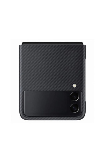 OEM Husa de protectie, Carcasa pentru Samsung Galaxy Z Flip 4, tip Kevlar fib...