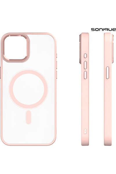 Other Sonique Magnetic Back Cover Silicone Pink (iPhone 15 Plus)