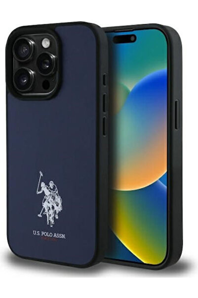 U.S. Polo Assn. Δερμάτινο Πίσω Κάλυμμα Ναυτικό Μπλε (iPhone 15 Pro Max) Κωδικ...