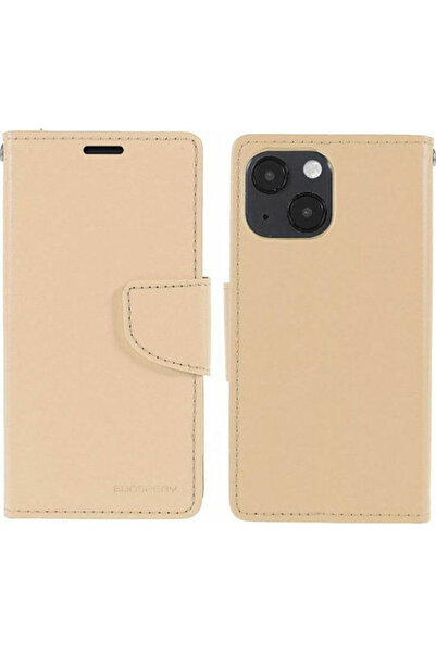Mercury Bravo Ημερολόγιο από Συνθετικό Δέρμα Χρυσό (iPhone 13 mini) Κωδικός: ...