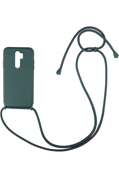 Other Θήκη Sonique CarryHang Πίσω Όψη Σιλικόνης 0.5mm με Λουράκι Σκούρο Πράσι...