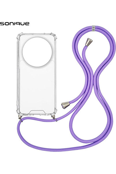 Other Sonique Armor Διαφανής Θήκη Σιλικόνης με Κορδόνι για Xiaomi 14 Ultra Λιλά