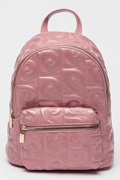 Pierre Cardin , Rucsac din piele ecologica cu logo in relief, Roz