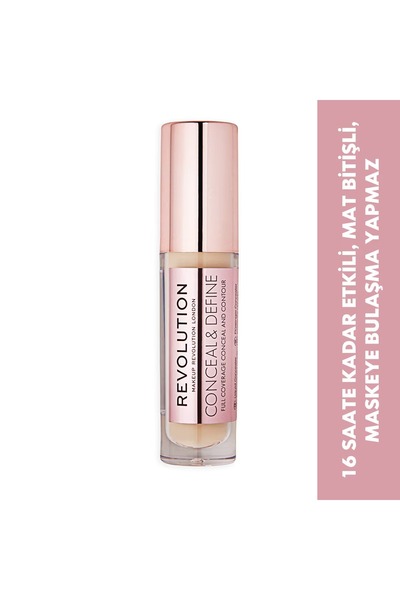 Revolution Conceal & Define Mat Bitişli Kapatıcı C5