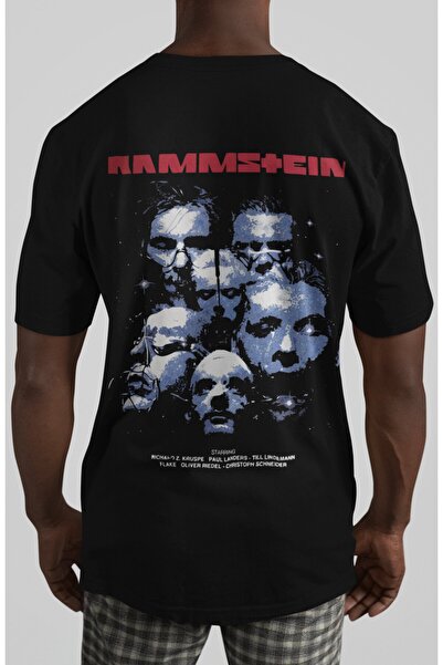 SEVBANO Rammstein rok metal muzički bend, majica sa leđnim printom, unisex, v...
