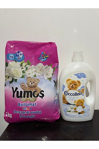 Yumoş Detergent Yumos 5 Kg & balsam coccolino Delicado