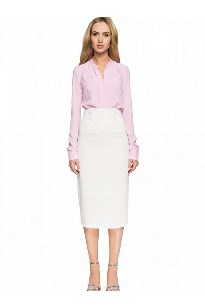 Stylove S065 Pencil Ψηλόμεση Midi Φούστα model 112631 Beige - 2XL