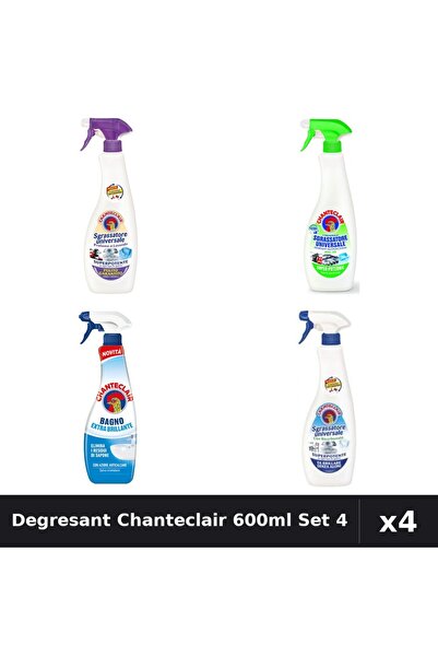 Chanteclair Set 4 Degresant Universal 600-625ml - Mosc, Lămâie, Bicarbonat, A...