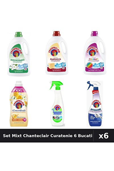 Chanteclair Set 6 Detergent și Balsam - 1575ml, 1800ml, Degresant 600ml, 625ml