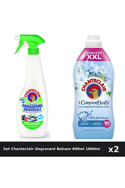 Chanteclair Set 2 Degresant Universal și Balsam Rufe 600ml 1800ml - Lămâie, S...