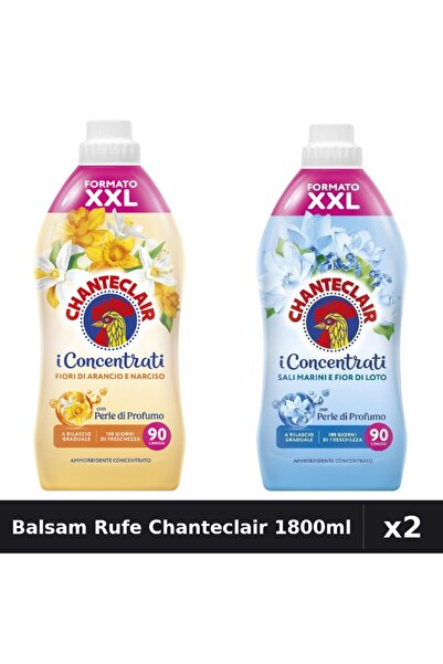 Chanteclair Set 2 Balsam Rufe 1800ml 90 Spalari - Flori Portocal, Saruri Marine