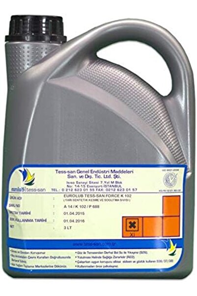Veraconcept store Eurolub K-102 3 Lt Yarı Sentetik Boryağ 2026 1276092