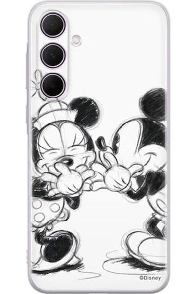 Disney Μίκυ Μίνι Πίσω Κάλυμμα Σιλικόνης Λευκό (Galaxy A35)