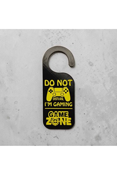 3D Layshop Oyuncu Odası Kapı Askısı - Do Not Disturb I'm Gaming Rahatsız Etme...