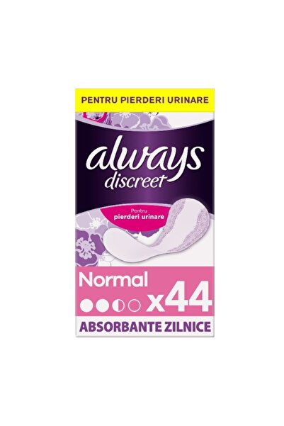 Always Top Bottom Set of 2 x 44 Incontinence Pads, Discreet Normal