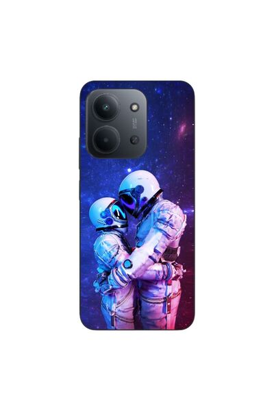 OEM Θήκη συμβατή με Xiaomi Redmi 15C Σιλικόνης Gel TPU Σχέδιο Ζευγάρι Αστρονα...