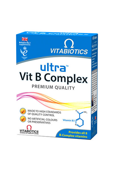 Vitabiotics Υπέρ-Σύμπλεγμα Βιταμινών Β 60 Δισκία