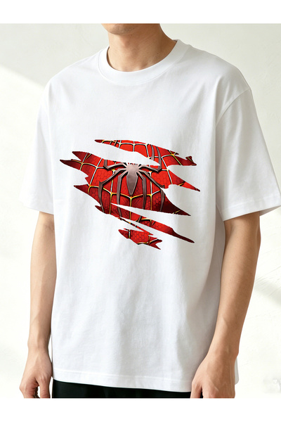 SAUDI DISNEYLAND disneyland MARVEL Men and Women's 100% Cotton T-Shirt - Over...