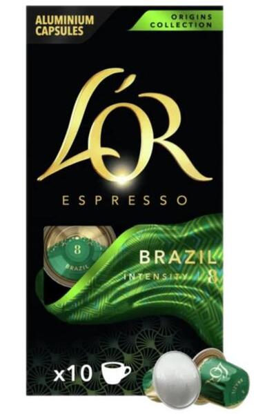 L'OR Capsule de espresso Brazilia 10 bucăți.