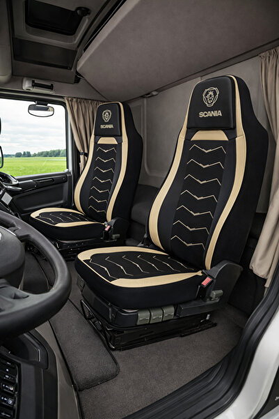 Dalauto Truck seat covers SCANIA NEXT GEN R/S 2017+ Black Beige