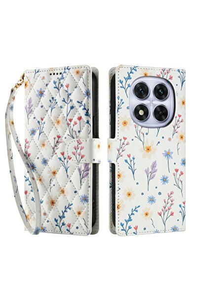 sscase Puff Floral Θήκη Πορτοφόλι Blue Flowers (Xiaomi Redmi Note 15 Pro Plus...