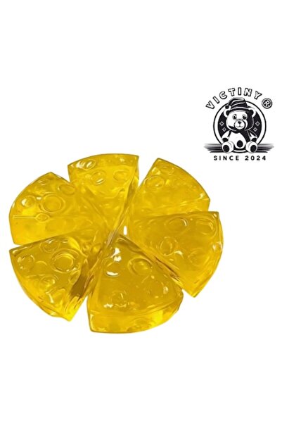 victiny ®   Jucărie Squishy Interactivă, Brânză Transparentă, Antistres, Culo...