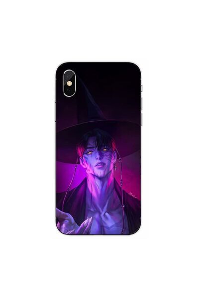 OEM Husa compatibila cu Apple iPhone X Silicon Gel Tpu Model KPop Demon Hunte...