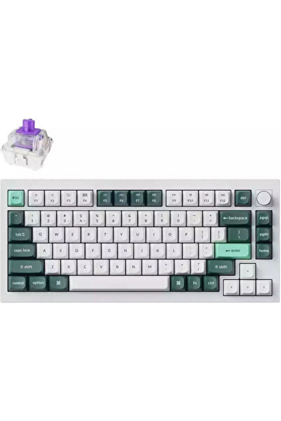 Keychron Q1H-P1 HE QMK Q1H-P1 Ασύρματο Μηχανικό Πληκτρολόγιο Gaming 75% με Μα...