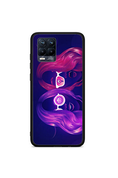 Other Realme 8 i Dual style Black Glossy Θήκη